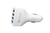 Imagen de PLUG USB CARGA RAPIDA CARGADOR COCHE BLANCO