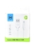 CABLE USB MICRO 2.4 AMP 100 CM BLANCO