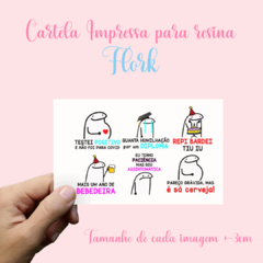 Cartelas para resina Bento flork