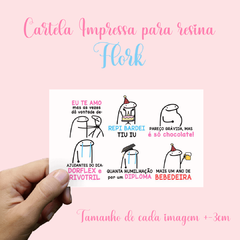 Cartelas para resina Bento flork - comprar online