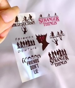 Cartela Stranger Things para resina - comprar online