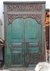 Puerta Labrada Patina Verde- 1,45mx2,40m X6cm Esp