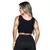 Cropped Camiseta Regata Canelado Feminino Preto Roupa Casual Feminina Confortável - comprar online