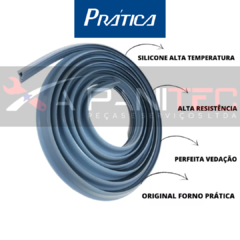 Perfil Silicone Borracha P/ Forno Pratica De Encaixe