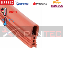 BORRACHA DE ENCAIXE VEDAÇÃO FORNO TEDESCO/PROGAS / G paniz