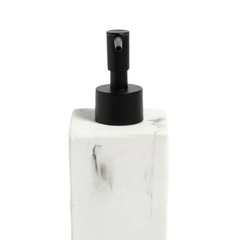 Dispenser Jabón Líquido Marmol Aspero Blanco 19Cm - comprar online