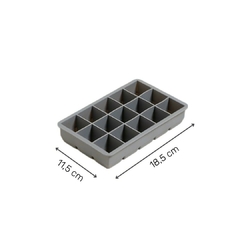 Hielera De Silicona Cubos Grey 18,5x11,5 Cm - comprar online