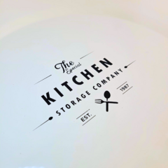 Plato Playo Enlozado Kitchen Blanco 25 Cm - tienda online