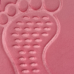 Alfombra de Baño Diseño Pies Microfibra Rosa (40 x 60) - comprar online