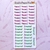Cartela Adesiva - Controle do Ciclo Menstrual/ Anticoncepcional - comprar online