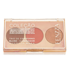 Paleta de contorno, blush, iluminador FENZZA