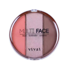 Paleta de contorno, blush, iluminador VIVAI