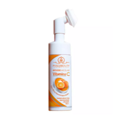 Sabonete Mousse de limpeza phallebeauty VITAMINA C