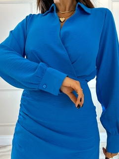 VESTIDO GROVE AZUL - comprar online