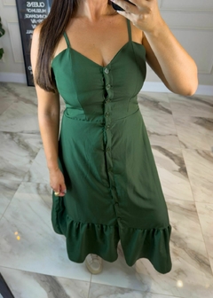 VESTIDO GLAM VERDE - comprar online