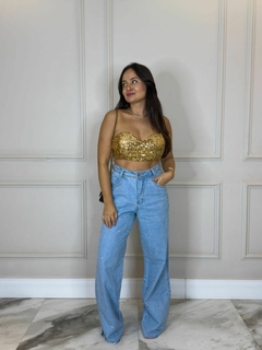 CROPPED HAPPY DOURADO - comprar online