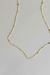 Choker mini corações dourado