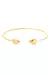 Bracelete gotas dourado