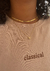 Choker fita dourado - Use Dalila