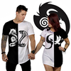 Camiseta e vestido kit casal mystico P ao XG