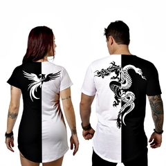 Camiseta e vestido kit casal mystico P ao XG - comprar online