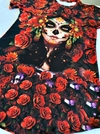 Vestido Catrina Flores P ao XG