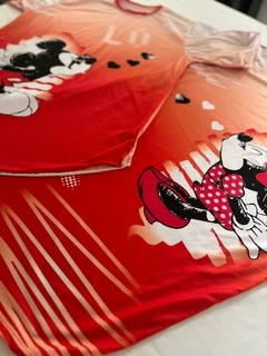 Camiseta e vestido Kit casal Mickey Minnie P ao XG - comprar online