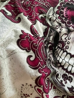 Imagem do Camiseta e Vestido Kit casal caveira mexicana P ao XG