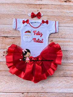 Conjunto Natal Papai Noel Pelúcia - comprar online