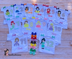 kit Completo Mesversario Princesas da Disney