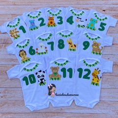 kit Mesversario animais da floresta