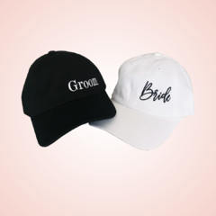 Kit: Bride & Groom: 2 Termos y 2 gorras para novios. en internet