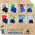 Kit Sortido 8 Peças de Roupas Infantil Menina/Menino - 4 Camisetas + 4 Bermudas