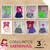 Kit Sortido 8 Peças de Roupas Infantil Menina/Menino - 4 Camisetas + 4 Bermudas - Berine