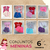 Imagem do Kit Sortido 8 Peças de Roupas Infantil Menina/Menino - 4 Camisetas + 4 Bermudas