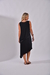 Vestido recorte diagonal V110 - comprar online