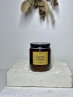 VELA AROMÁTICA CAPIM LIMÃO 180G