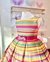 Vestido Infantil Listrado Palito - loja online