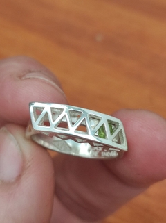 ANILLO ICOSAEDRO Plata 925