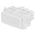 Interruptor para timbre, linea Italiana, color blanco