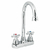 Mezcladora cromo 4" para lavabo, cuello bar, cruceta, Foset