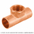 Tee de cobre rosca central 1/2", Foset