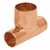 Tee reducida de cobre 1/2" x 1/2" x 3/4", Foset