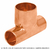 Tee reducida de cobre 3/4" x 1/2" x 1/2", Foset