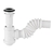 Cespol de bote p/lavabo con contra, polipropileno, 1-1/4"