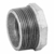 Reduccion bushing acero galvanizado 1-1/2" x1-1/4", Foset