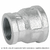 Reduccion campana acero galvanizado 1-1/2" x 1/2", Foset