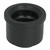 Chupon de hule negro, 1-1/2" x 1-1/4", Foset