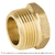 Reduccion bushing de laton, 3/4" x 1/2", Foset