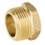 Reduccion bushing de laton, 1" x 1/2", Foset